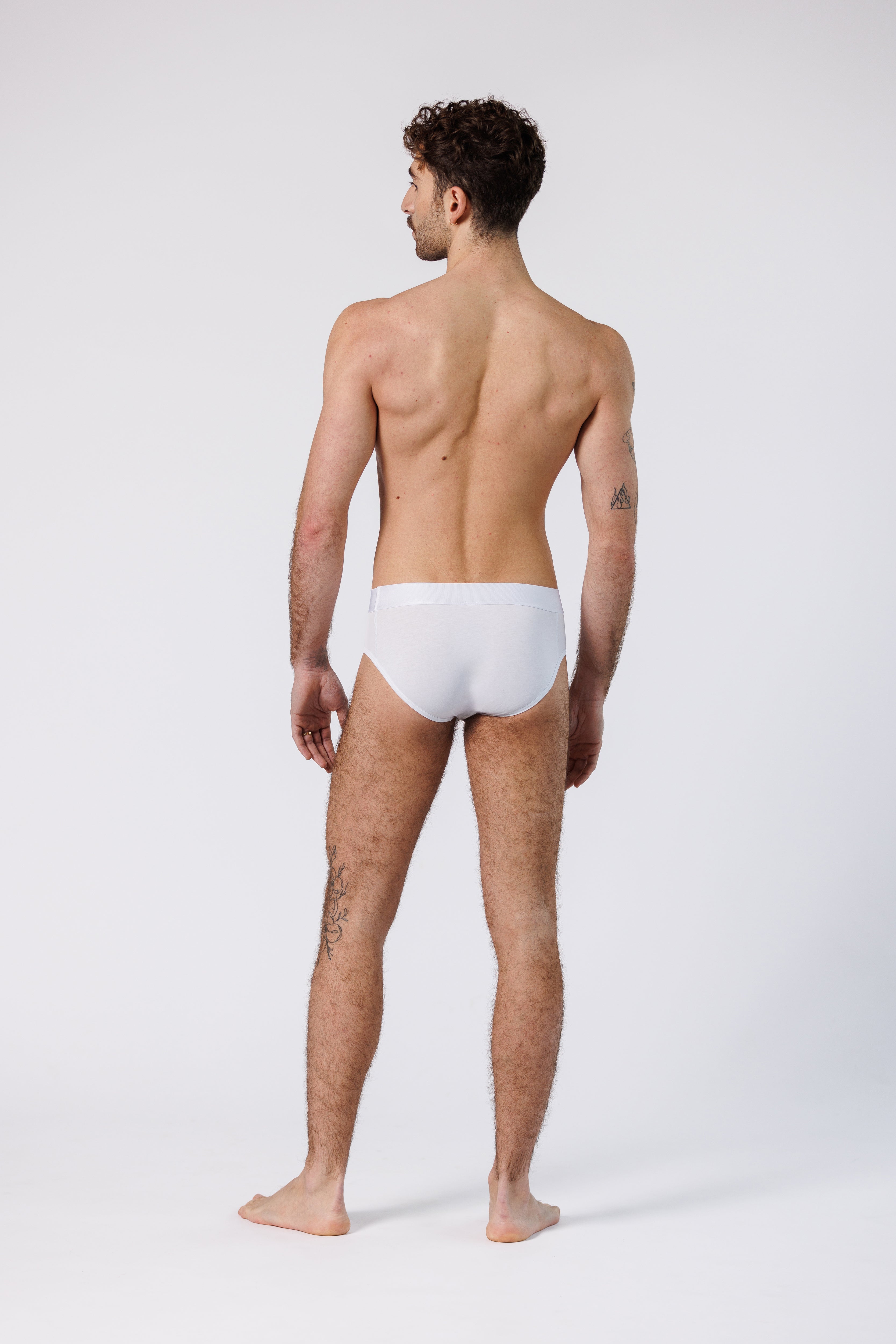 BRIEFS MONOCHROME WHITE