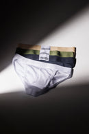 PACK 3 SQUAT BRIEFS MONOCHROME