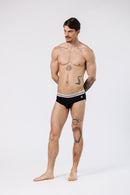 BRIEFS TRICOLOR BLACK