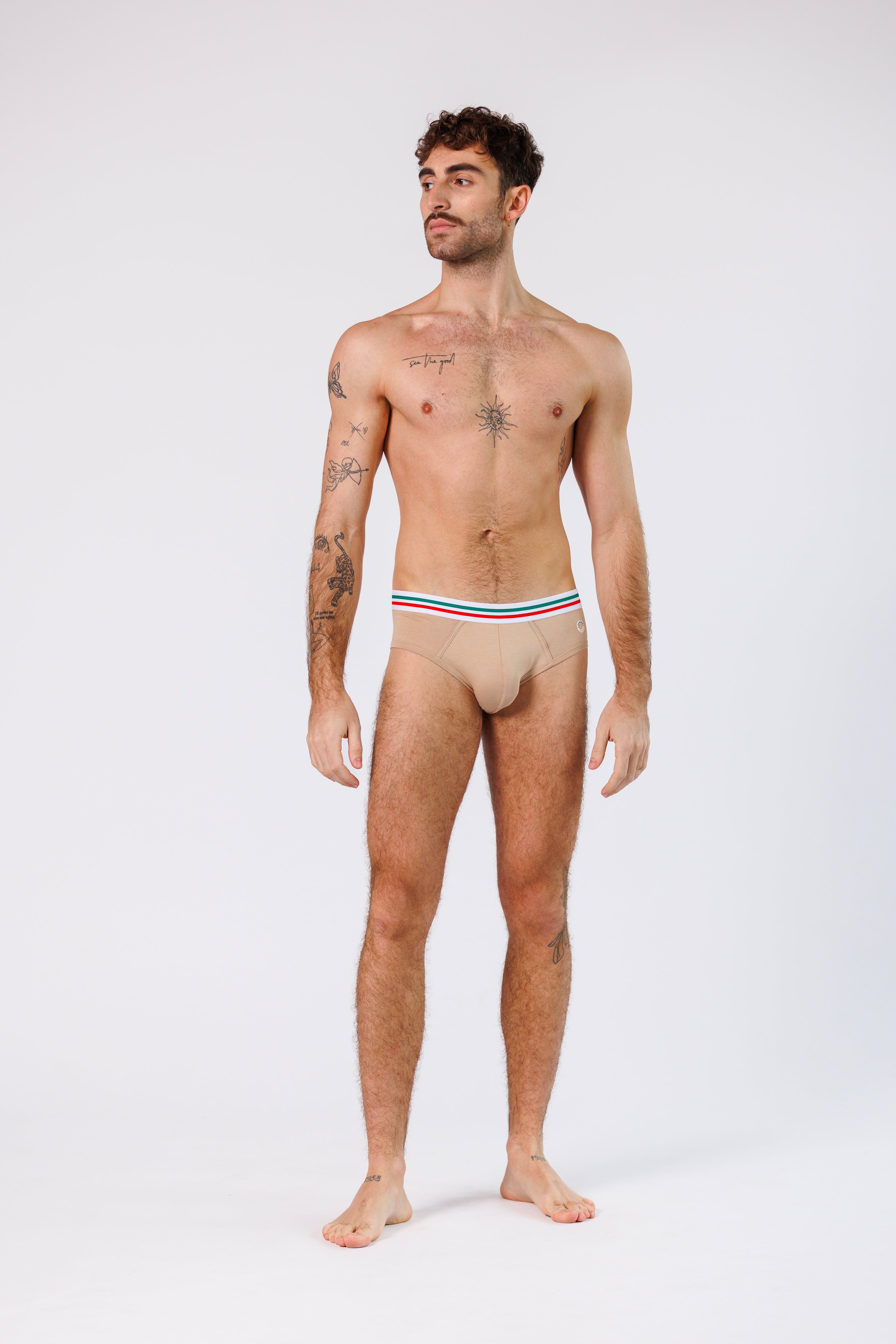 BRIEFS TRICOLOR SAND