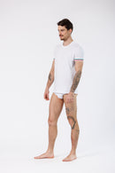 PACK T-SHIRT + BRIEFS TRICOLOR WHITE